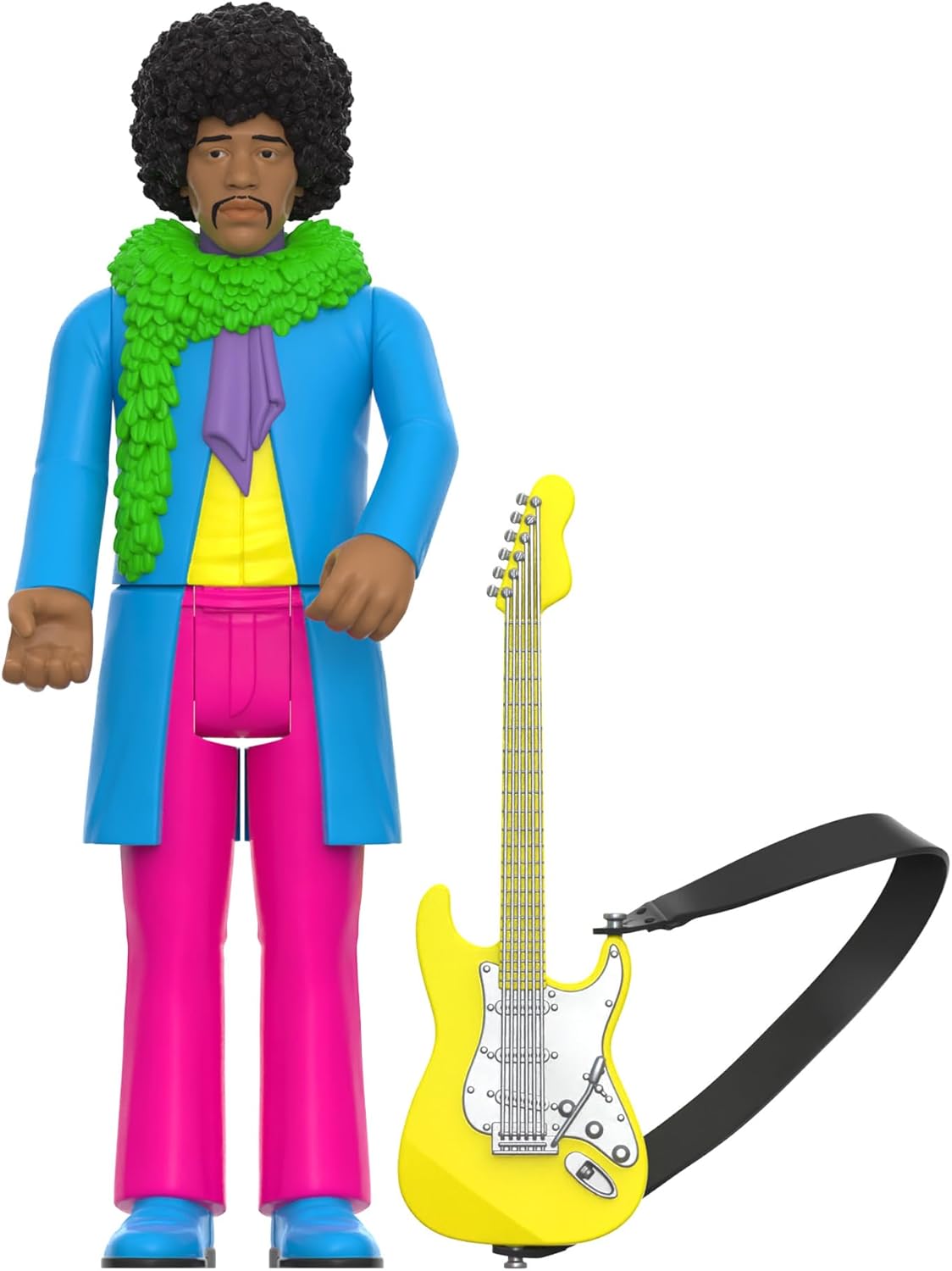 Jimi Hendrix Blacklight Action Figure | Super7