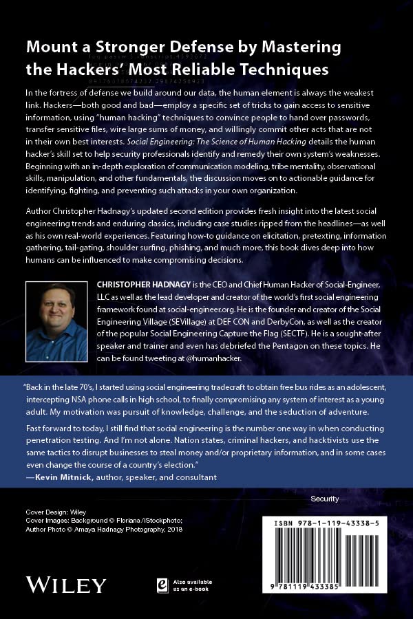 Social Engineering: The Science of Human Hacking | Christopher Hadnagy
