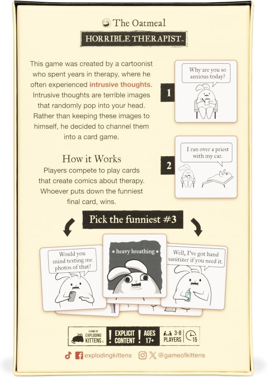 Horrible Therapist: Extra Horrible Edition | The Oatmeal