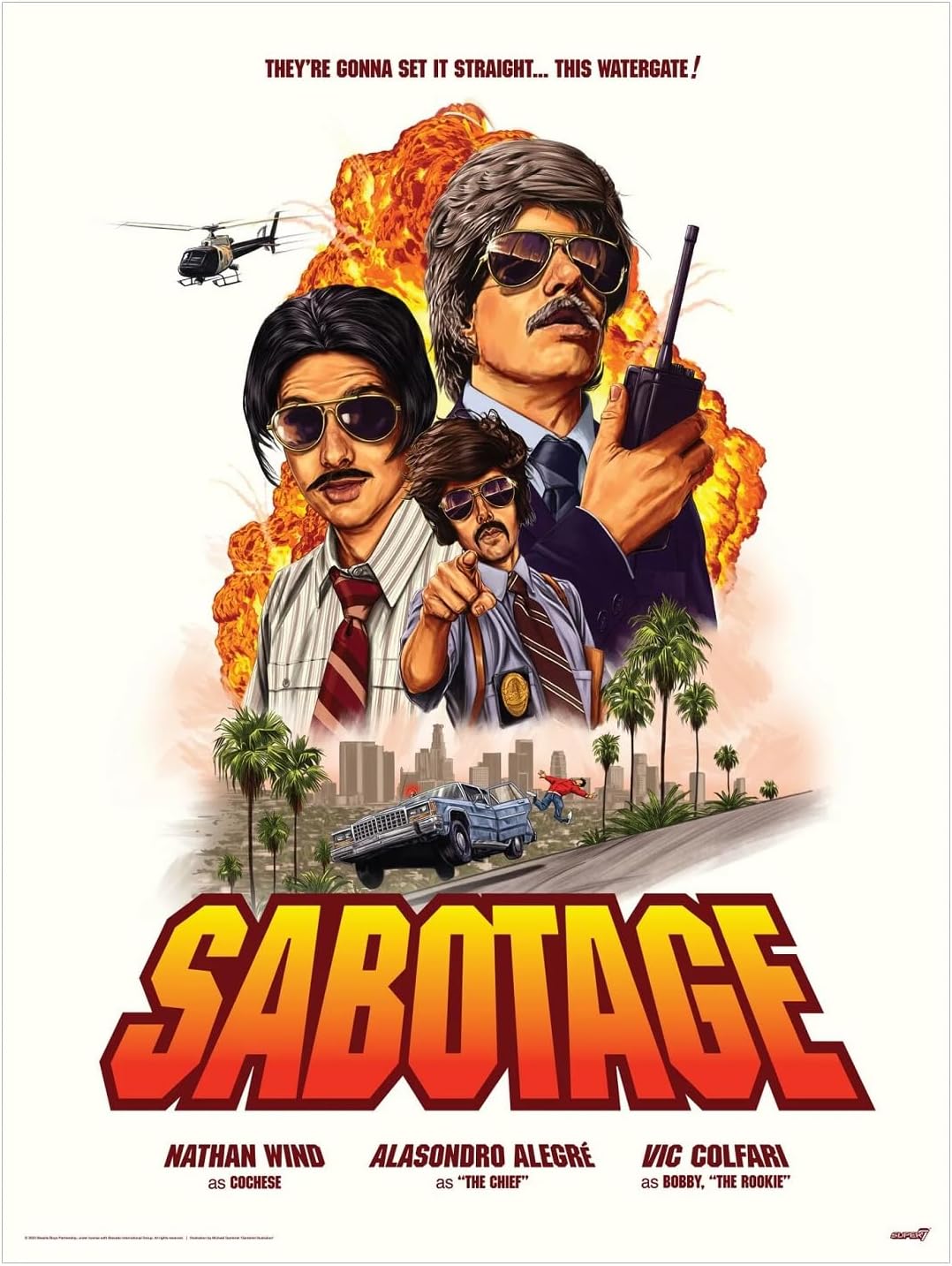 Beastie Boys Sabotage 3-Pack Reaction Figure Set | SUPER7