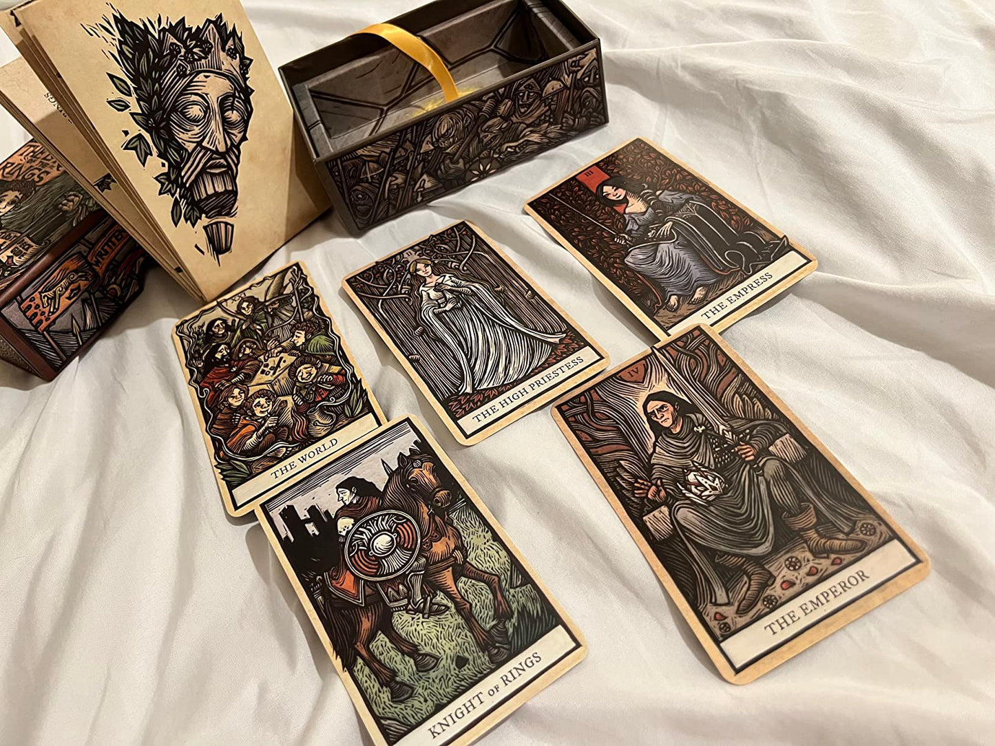The Lord of the Rings™ Tarot Deck and Guide Cards | Casey Gilly and Tomás Hijo