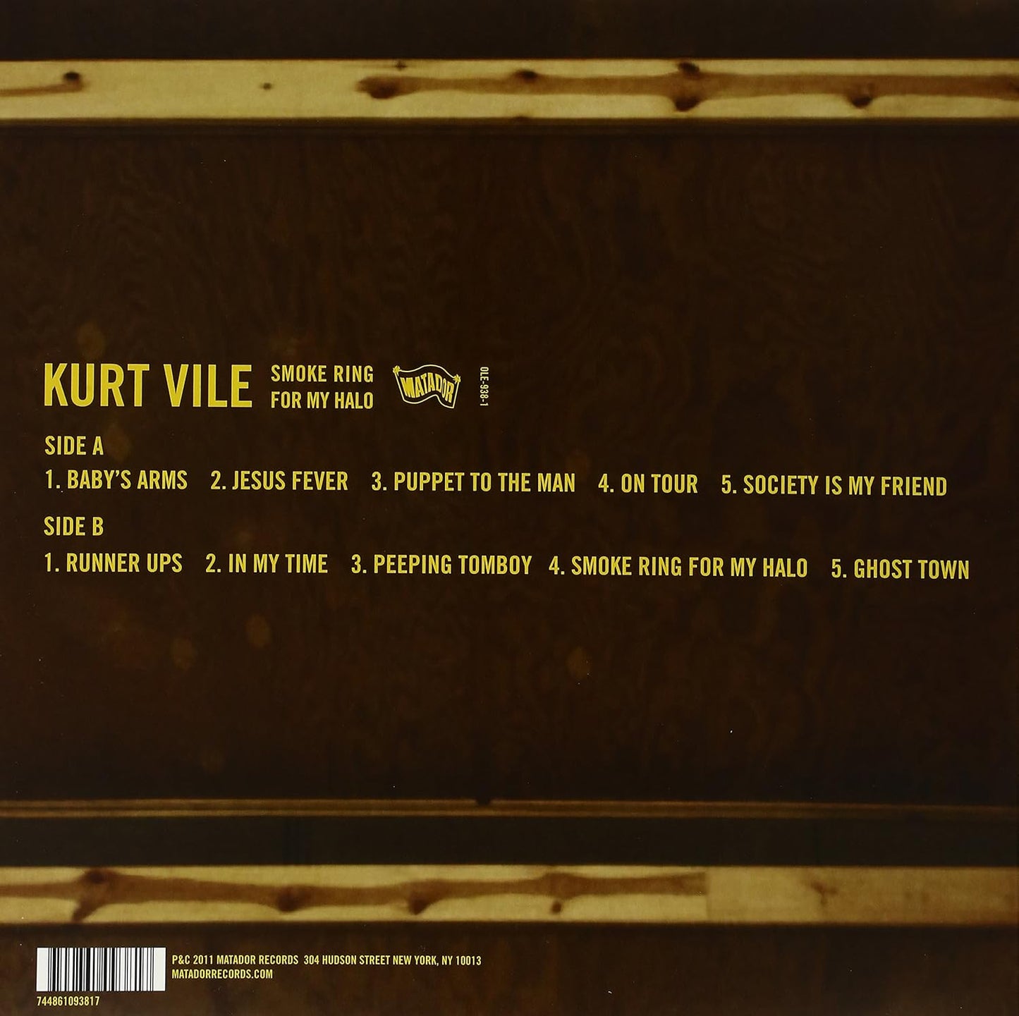 Smoke Ring For My Halo | Kurt Vile