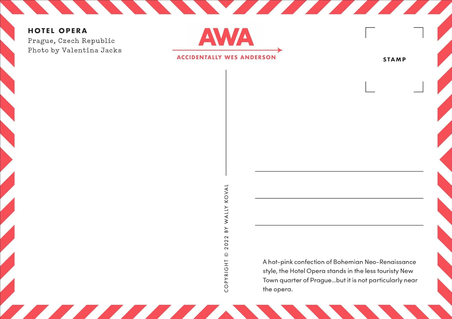 Accidentally Wes Anderson Postcards | Wally Koval