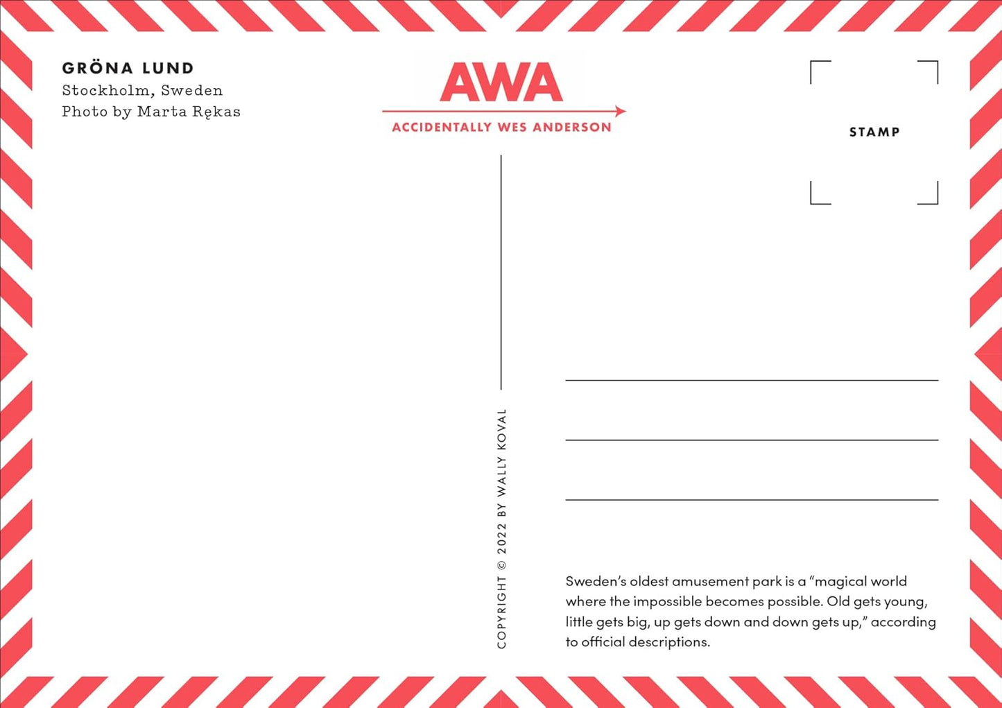 Accidentally Wes Anderson Postcards | Wally Koval