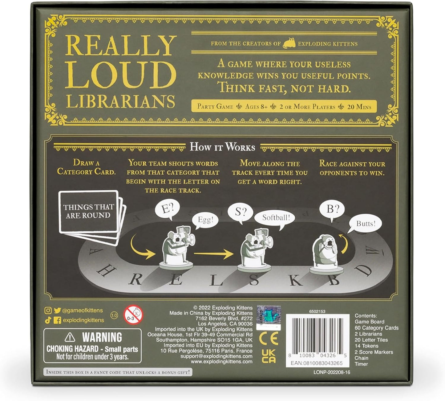 Really Loud Librarians | Exploding Kittens