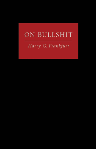 On Bullshit | Harry G. Frankfurt